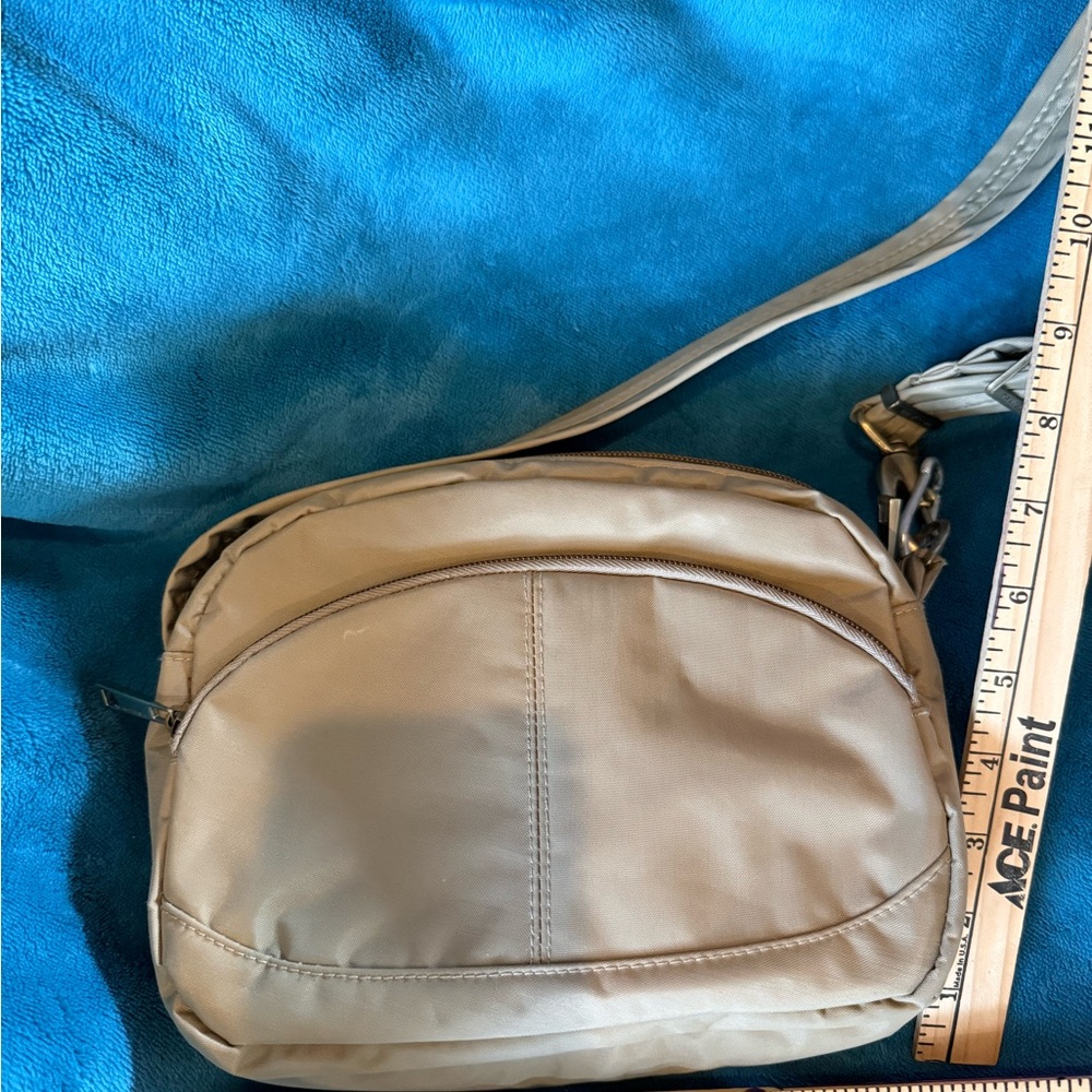 Travelon Tan Crossbody Bag